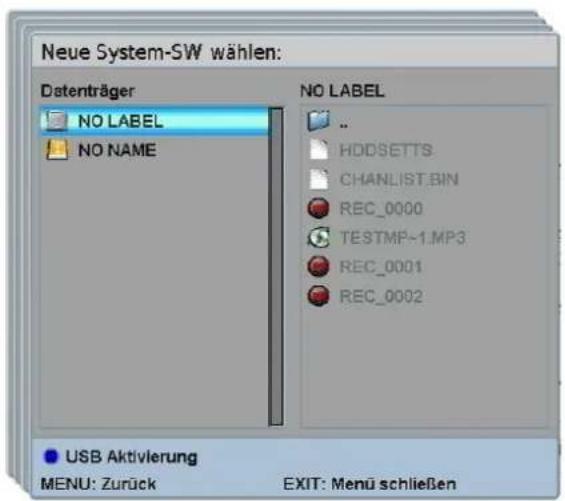 Comag PVR 2/100CI - Software-Update via USB/Festplatte - 1