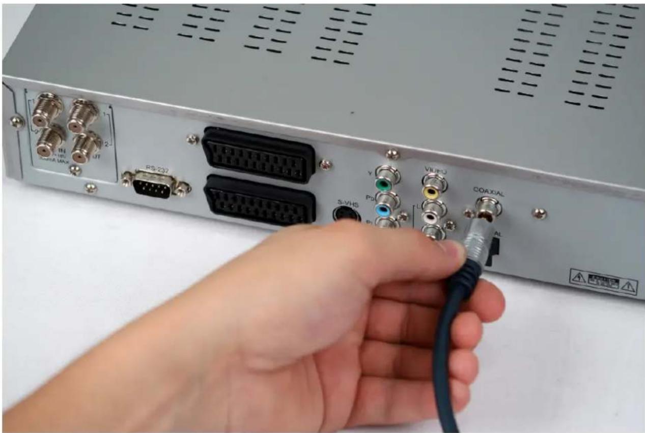 Comag PVR 2/100CI - Anschluss koaxialer Digitalausgang - 1