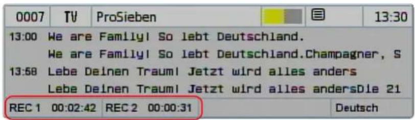 Comag PVR 2/100CI - Direktaufnahme - 2