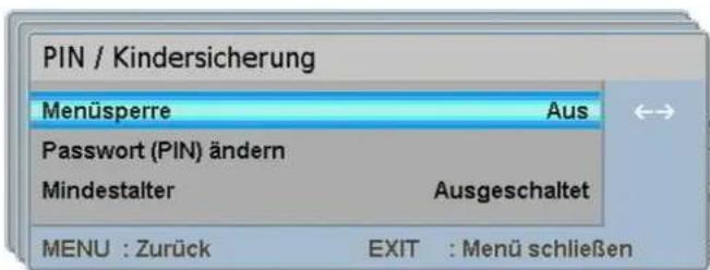 Comag PVR 2/100CI - PIN/Kindersicherung - 1