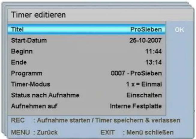 Comag PVR 2/100CI - Direktaufnahme - 1