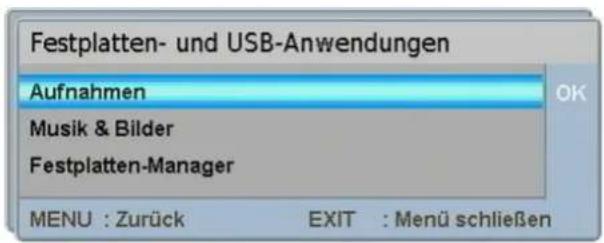 Comag PVR 2/100CI - Festplatten- und USB-Anwendungen - 1