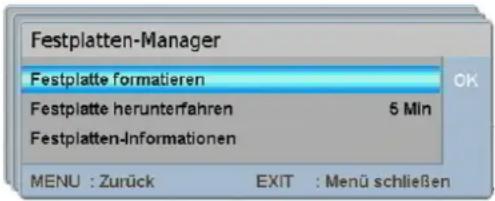 Comag PVR 2/100CI - Festplatten-Manager - 1