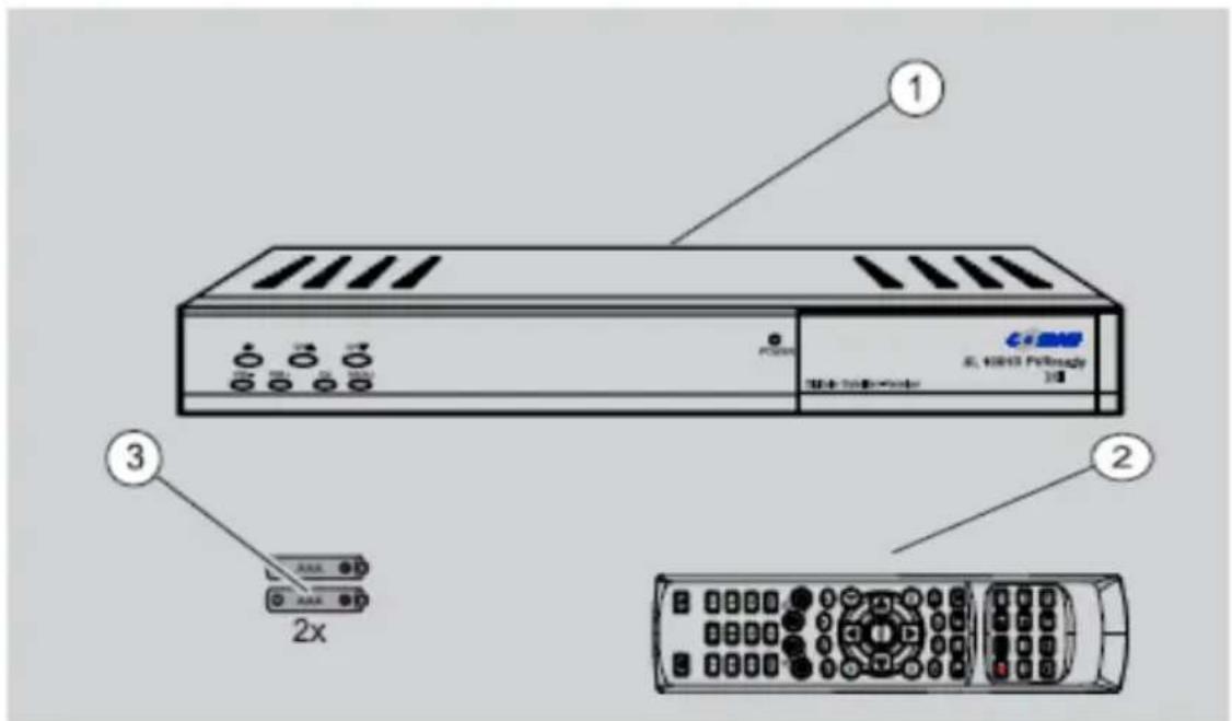 Comag PVRready 2CI - Lieferumfang - 1