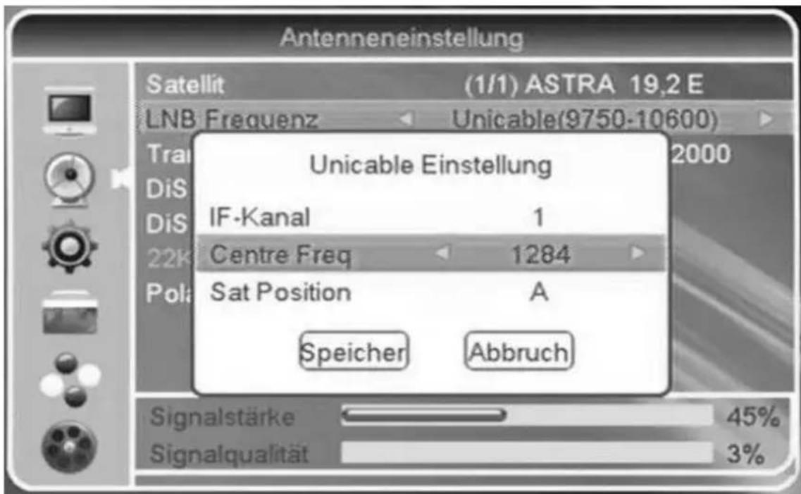 Comag HD50 - Anschluss an ein Einkabel-System (EN 50494) - 1