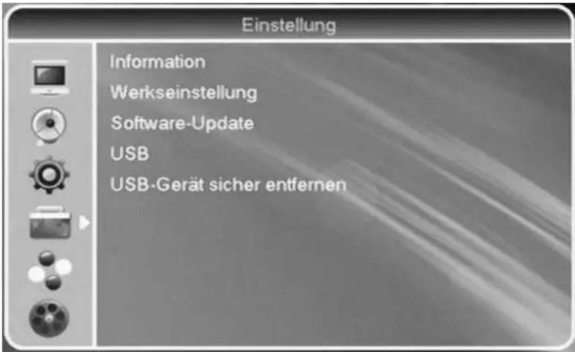 Comag HD50 - Einstellung (Symbol: Werkzeugkoffer) - 1