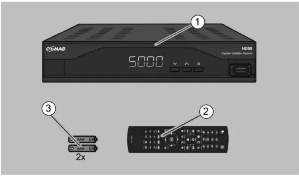 Comag HD50 - Lieferumfang - 1