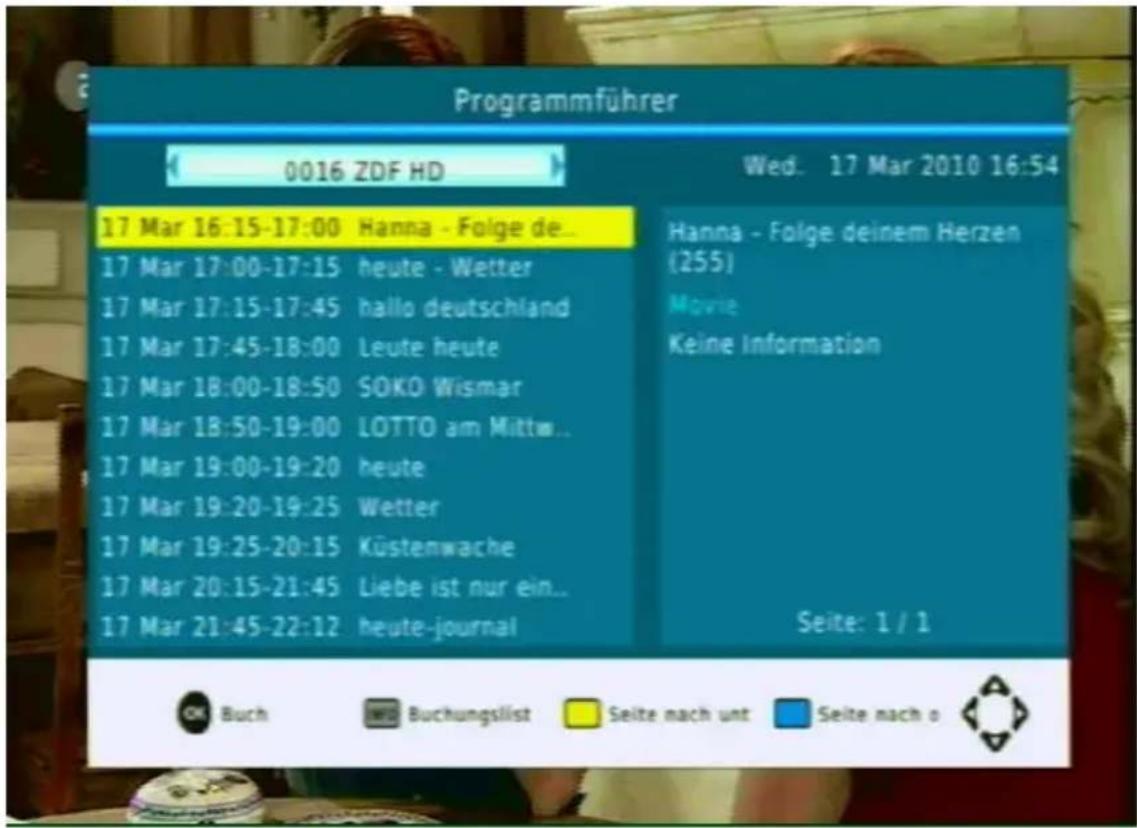 Comag HD25 HDMI - EPG - 1