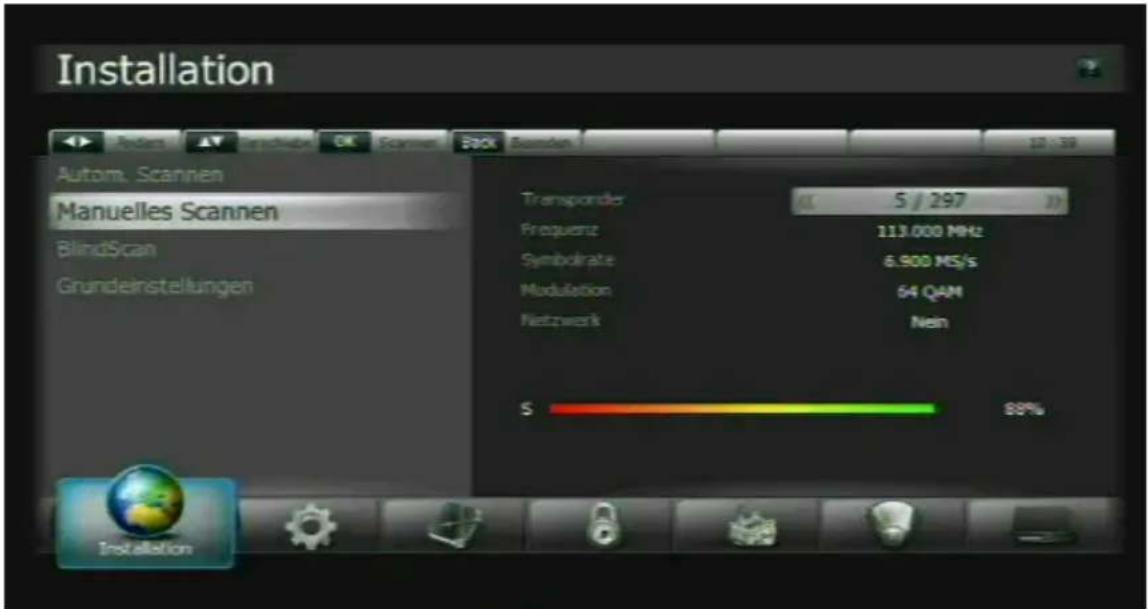 Comag DKR 900 HD CI - • Manuelles Scannen - 1