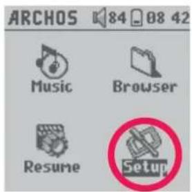 ARCHOS 84 08 42 Music Browser Resume Setup
