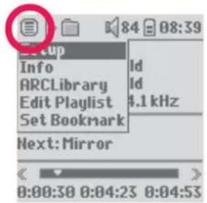 Add Info ARCLibrary Edit Playlist Set Bookmark Next: Mirror 0:00:30 0:04:23 0:04:53
