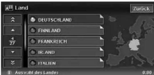 Land DEUTSCHLAND FINNLAND FRANKREICH IRLAND ITALIEN Auswahlt des Landes 0:00