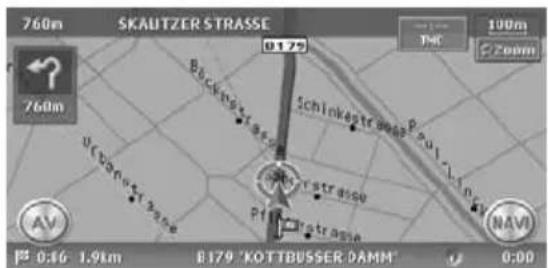 760m SKAUTZER STRASSE 100m TMC Zoom 760m Böckingstrasse Schinkeptrasse Paul Lins Urbantrasse P18 strasse P18 strasse NAV P: 0:16 - 1.9km 8179 'KOTTBUSSER DAMM' 0:00
