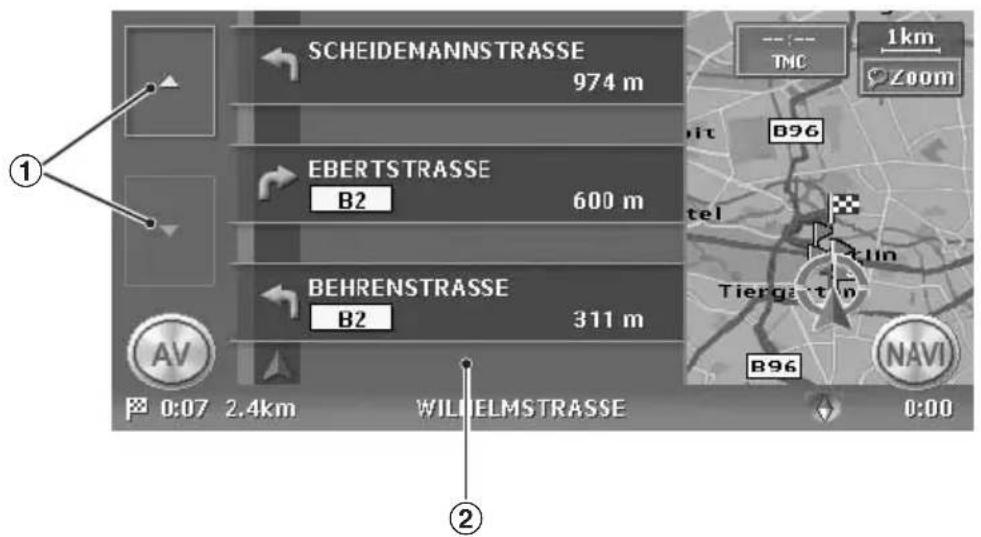 SCHEIDENANNSTRASSE 974 m EBERTSTRASSE B2 600 m BEHENSTRASSE B2 311 m AV 0:07 2.4km WILIELMSTRASSE 0:00 ① ② 1km TMC Zoom B96 tel Tiergartin B96 NAVI