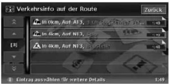 Verkehrsinfo auf der Route Zurück In 0km, Auf A13, 3 km ahead, Ender V13m 1:49 In 4km, Auf N13, 3pm 1:49 In 4km, Auf N13, 3pm 1:48 Eintrag auswählen für weitere Details 1:49