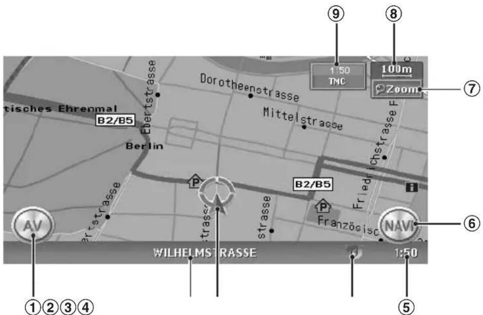 ①②③④ WILHELMSTRASSE ⑤ ⑥ ⑦ ⑧ 1:50 TMC 100m Zoom Dorotheenstrasse Mittelstrasse B2/B5 Berlin AV B2/B5 strasse strasse Französisch NAVI
