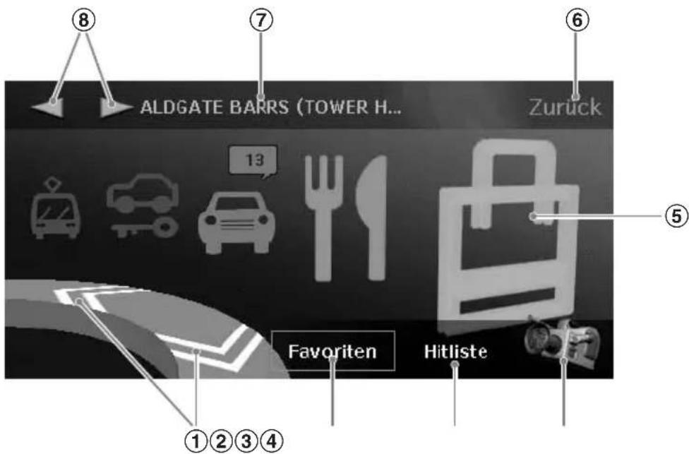 ALDGATE BARRS (TOWER H... Zurück 13 ⑧ ⑦ ⑥ ⑤ ①②③④ Favoriten Hitliste