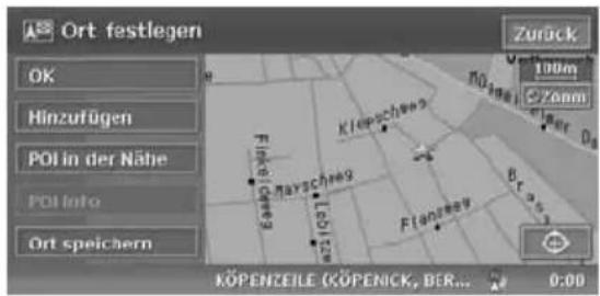 Ort festlegen OK Hinzufügen POL in der Nähe POL Info Ort speichern Zurück 100m 70mm Klöpenschwe Köpenzeile (KÖPENICK, BER... 0:00