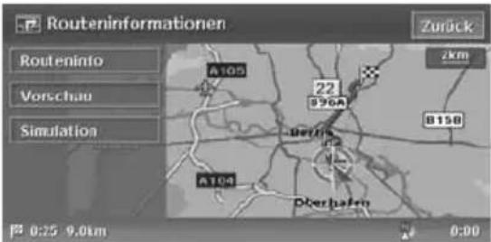 Routerinformationen Zurück Routeninfo Vorschau Simulation A105 22 B96A B158 A104 Dberhalen 0:25 9.0km 0:00