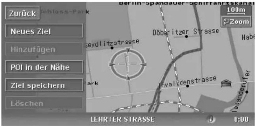 Zurück Neues Ziel Hinzufügen POI in der Nähe Ziel speichern Löschen Berlin-Spandauer-Schiffran-Iskanai 100m Zoom Geydlitzstrasse Döberitzer Strasse Habe Park Invalidenstrasse Lehrter Strasse 0:00