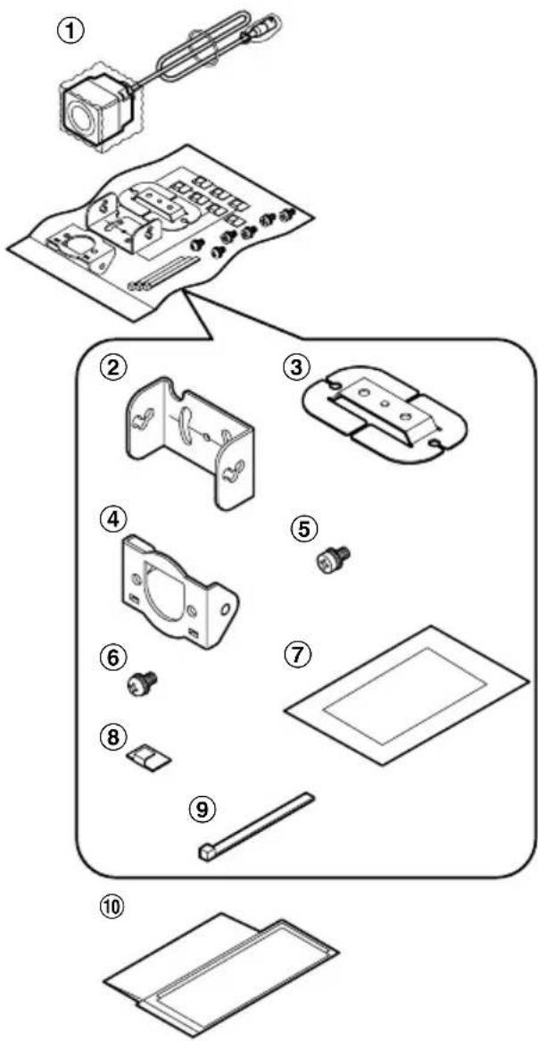 Exploded view diagram of a mechanical assembly with numbered parts for identification