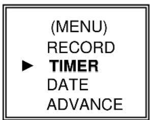 Monacor DMR-508 - MAIN MENU OPTIONS\_TIMER - 1