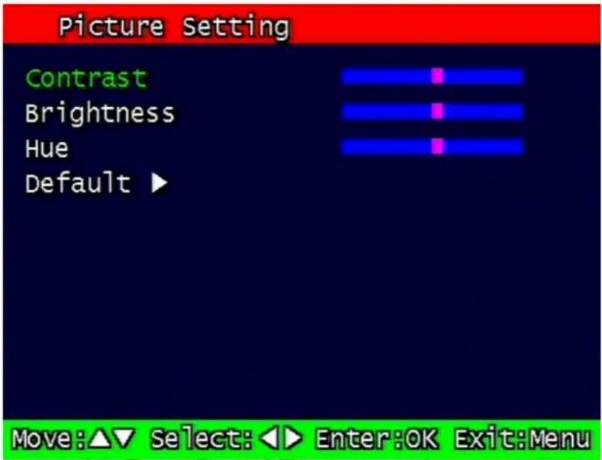 Monacor DMR-408 - Picture Setting - 1