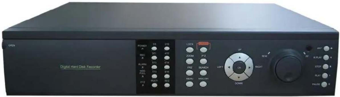 Monacor DMR-408 - Digital Hard Disk Recorder (4/8/16 Channel, MPEG-4) - 1