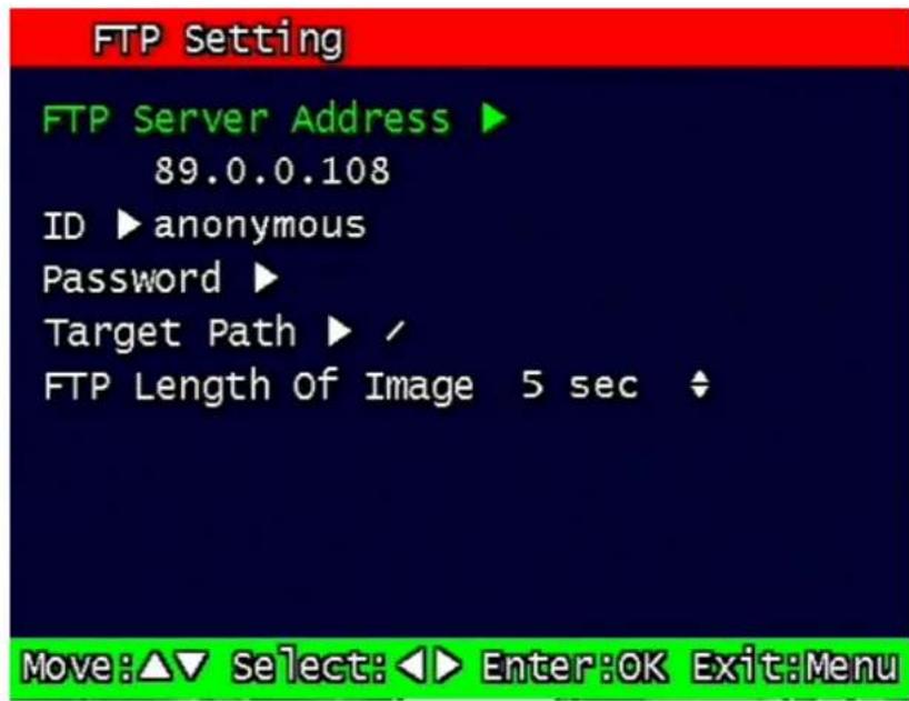Monacor DMR-408 - FTP Setting - 1