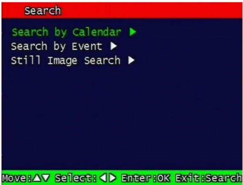 Monacor DMR-408 - Search Menu - 1