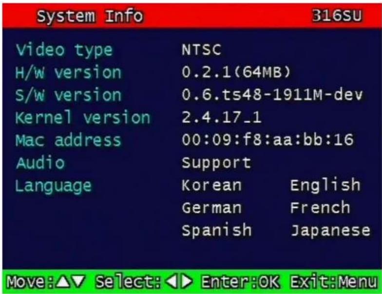 Monacor DMR-408 - System Information - 1