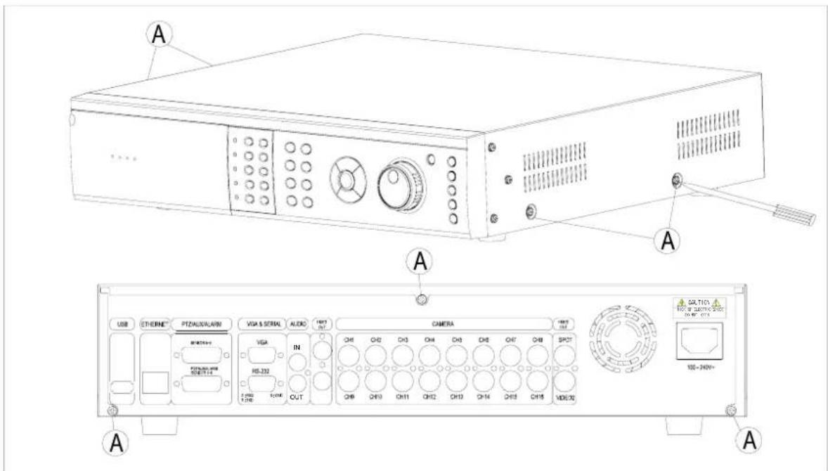 Monacor DMR-408 - HDD Install Methods - 1