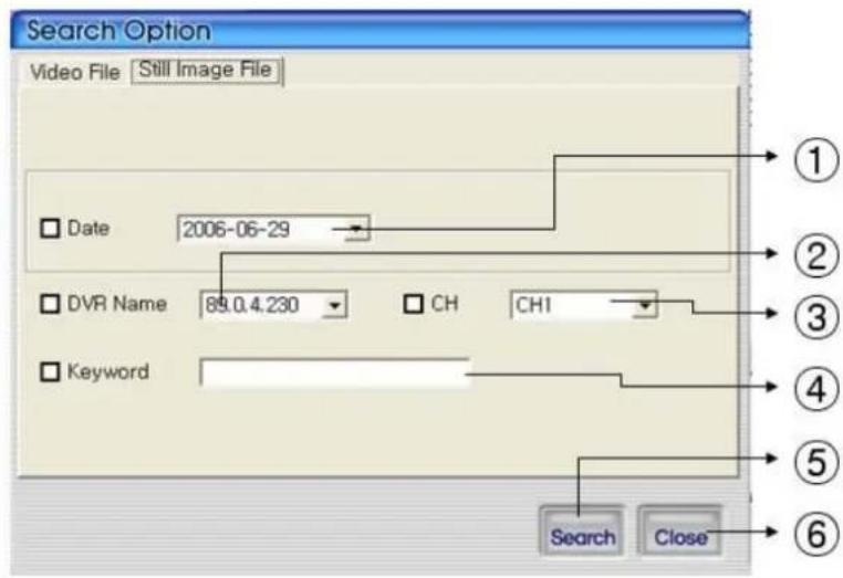 Monacor DMR-408 - Search option for still image - 1