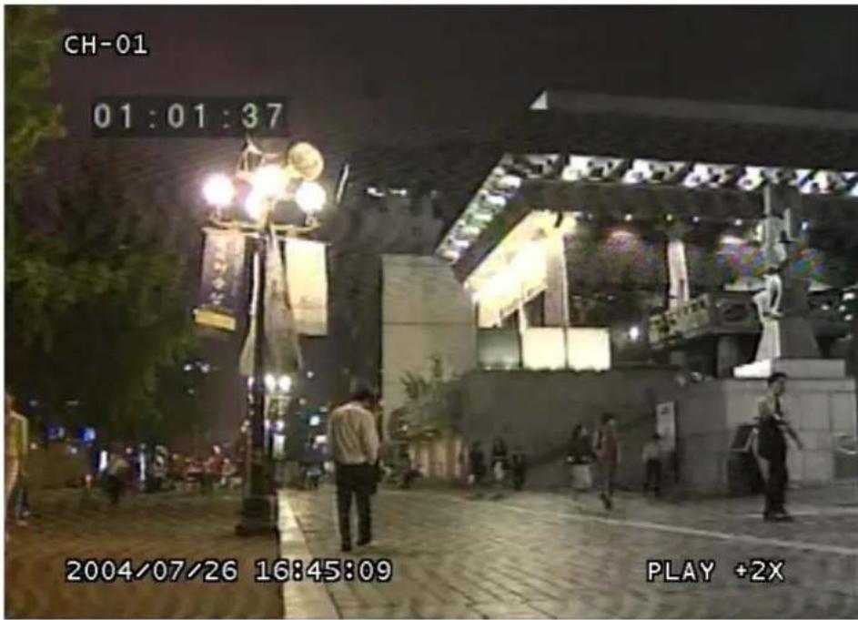 Monacor DMR-408 - Screen of played back. - 1