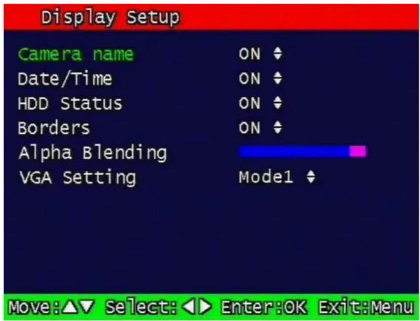 Monacor DMR-408 - Display Setup - 1