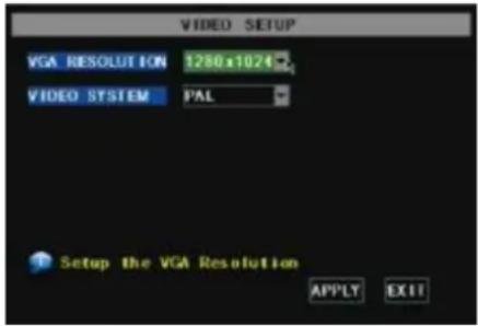 Monacor DMR-1908LCD - Video-Einstellung - 1