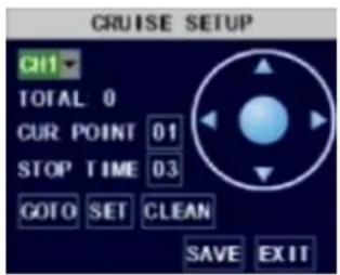 Monacor DMR-1908LCD - Cruise-Funktion einstellen - 1