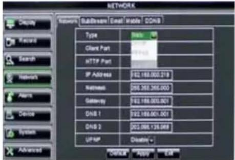 Monacor DMR-2860 - Netzwerkeinstellung - 1