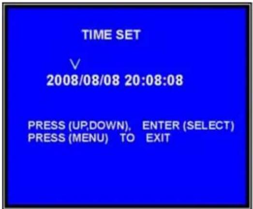 Monacor DMR-140 - Zeit- und Datumseinstellung (Miscellaneous Menu Time Set) - 1