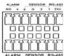 Monacor DMR-2840SET - 2.2.9、16CH(2U)-CIF DVR Back Panel - 4