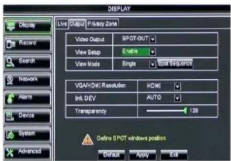 Monacor DMR-2840SET - Output mode - 2