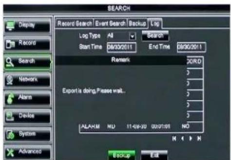 Monacor DMR-2840SET - Log Search - 2