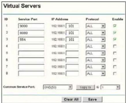 Monacor DMR-2840SET - Router's Port Forwarding - 1