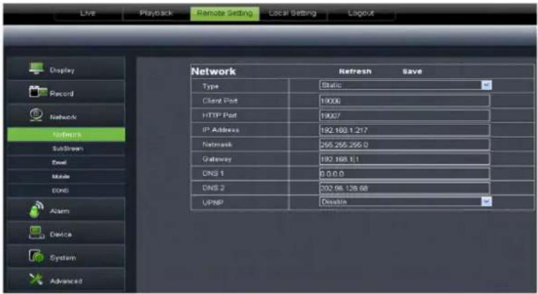 Monacor DMR-2840SET - Network Parameters - 1