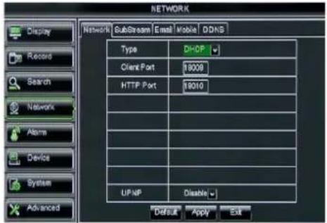 Monacor DMR-2840SET - Network set - 2