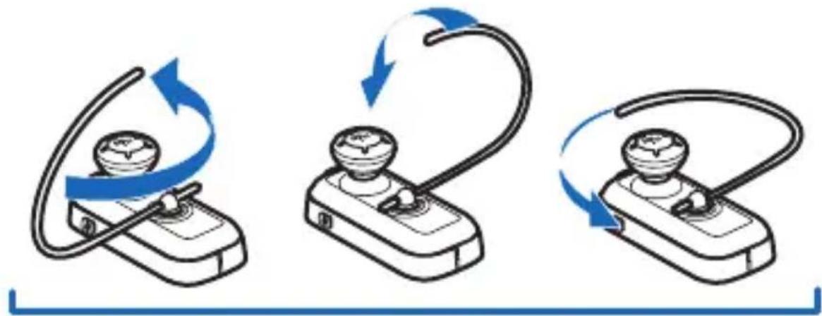 NOKIA BH-902 - Place the headset over the ear - 2