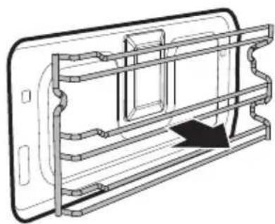 SMEG SF4120VCB1 - Ausbau der Halterahmen für Roste/Backbleche - 2