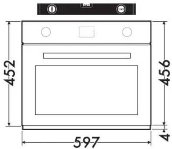 SMEG SF4120VCB1 - Dichtung der Bedienblende - 5