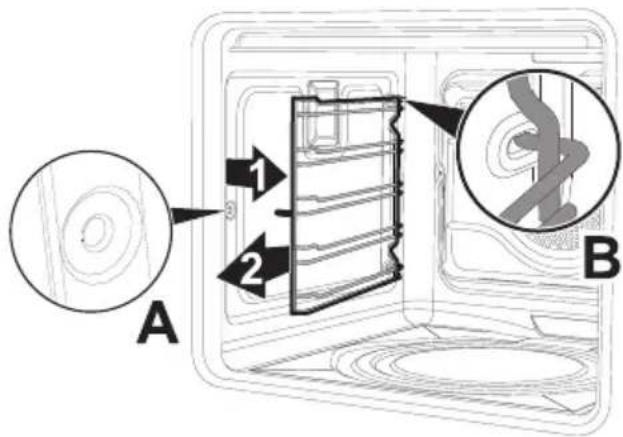 SMEG SFP99X-1 - Ausbau der Halterahmen für Roste/Fettpfannen - 1