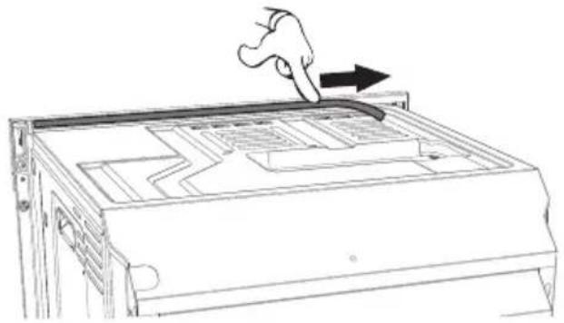 SMEG SFP125PZE - Dichtung der Bedienblende - 1